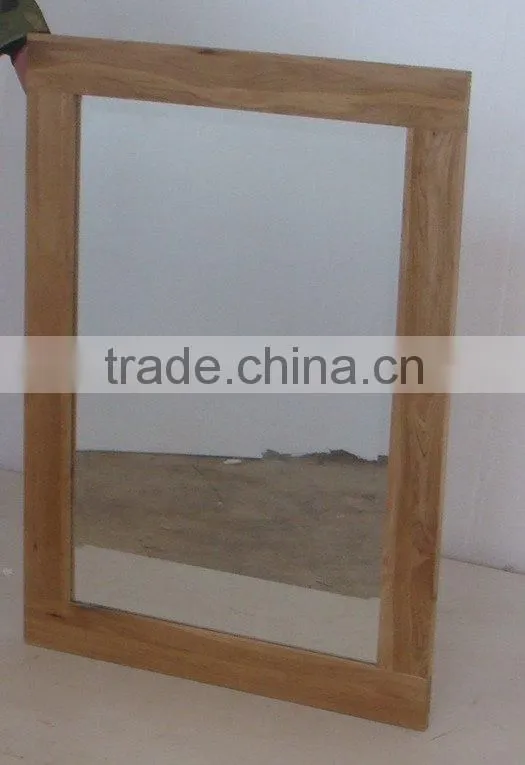 Solid Oak Frame Wall Mirror