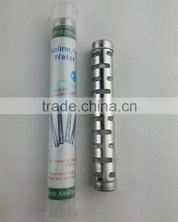 Alkaline hydrogen ion water stick