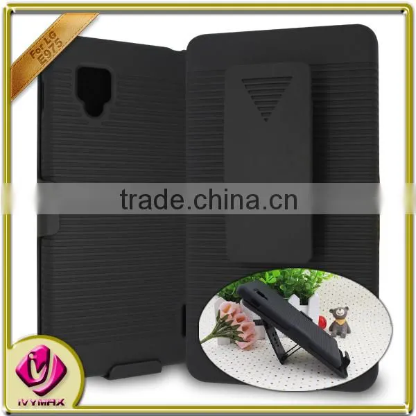 fashion phone case for LG optimus G e975 durable pc case