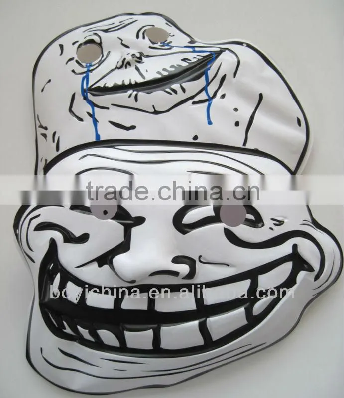 Best selling wholesale customized 2014 new product Halloween party cosplay PVC plastic mask
