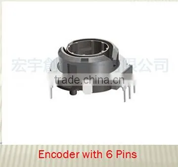 Hollow encoder with 10,000 cycles lifespan