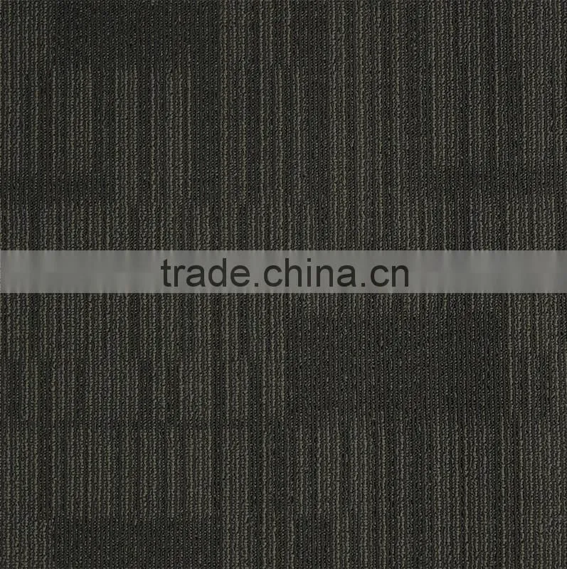 Multi level loop pvc vinyl carpet for office with customized design