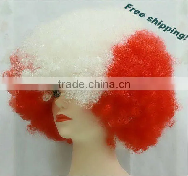 football wigs football fan wigs hair flag wig fan wigs