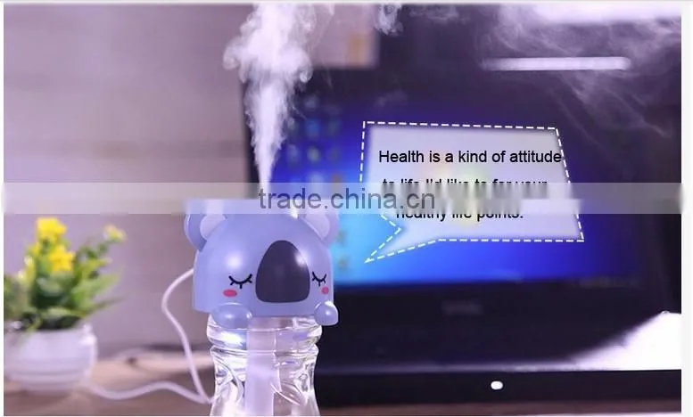 DC5V USB Office Ultrasonic Mini Portable cartoon shaped humidifier