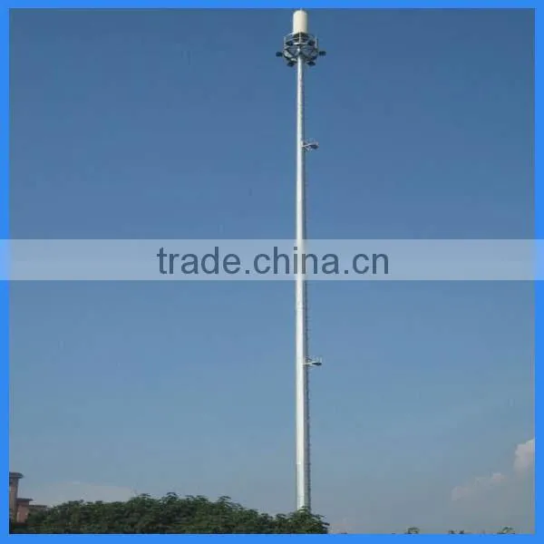 Galvanized High Mast Lighting Pole For Sale