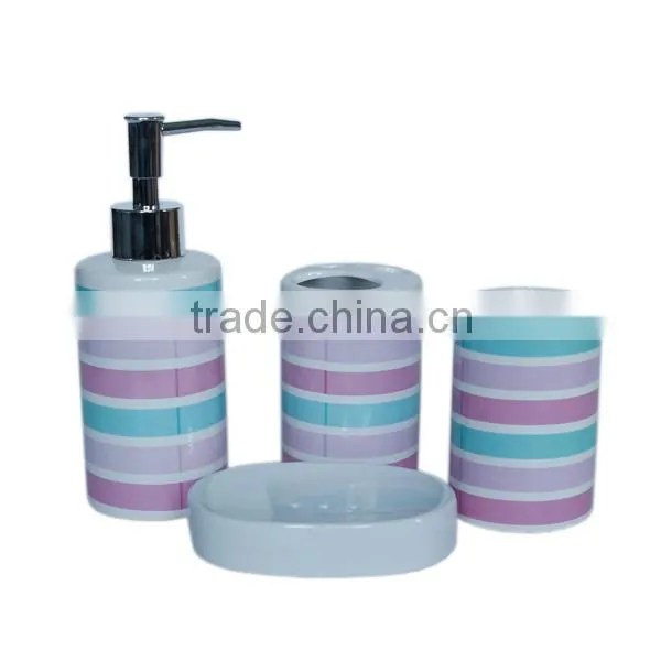 Fashional 4pcs Ceramic bath set