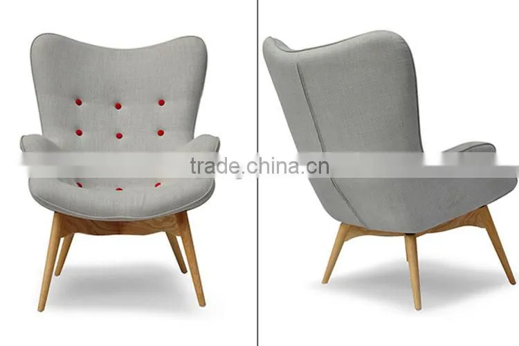 L007 Grant featherston contour lounge chair with ottoman