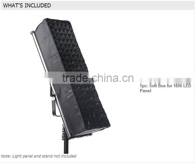 CAME-TV Softbox For 1806 LED Video Studio Panels light Film lighting(only for our buyer)