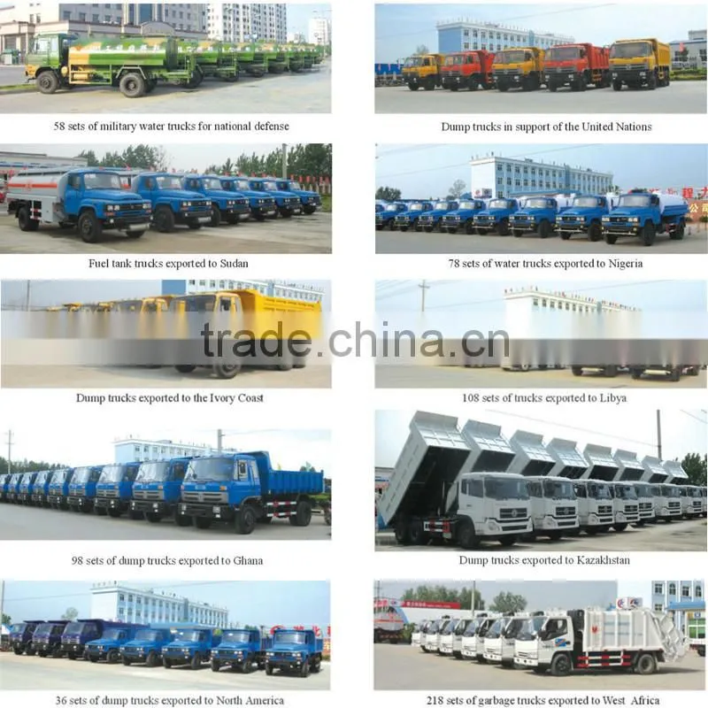 Chinese famous brand dongfeng 190hp 10m3 9t water tanker truck
