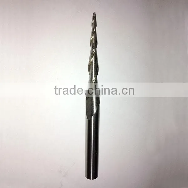 HSSCo8 2 Flute Spiral Tapered End Mills