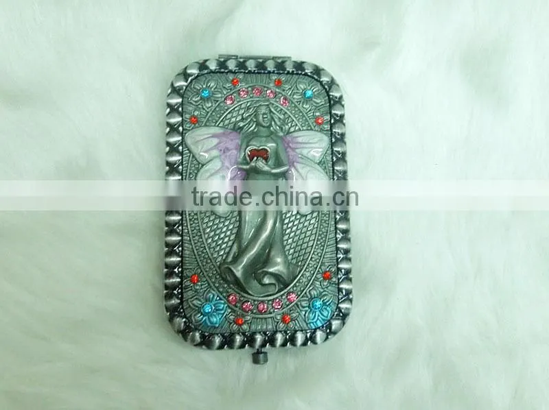 Professional rhinestone convex mirror