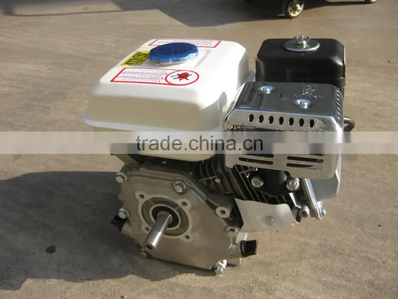 single cylinder stainless exhaust 5.5hp gasoline engine