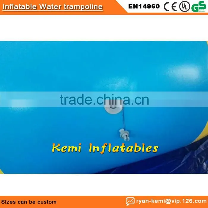 inflatable trampoline Inflatable on water trampoline