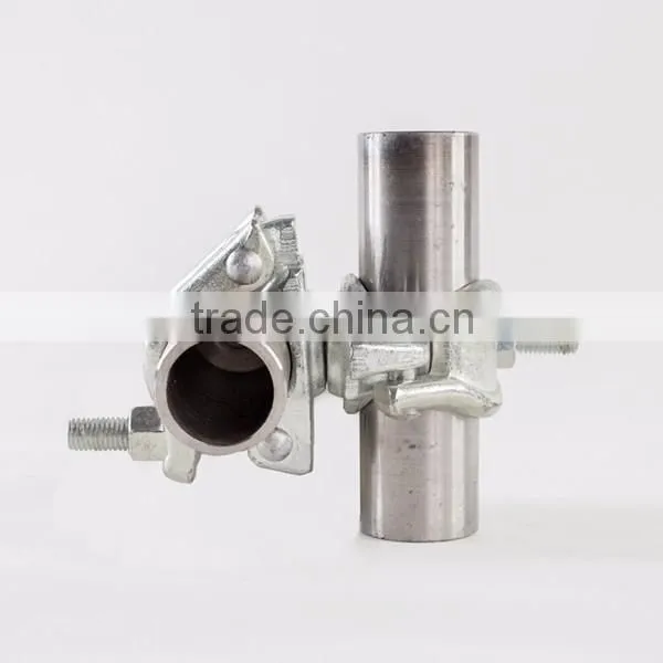 Forged Galvanized Scaffolding Dual Purpose Rigid aka Scaffold Clamps