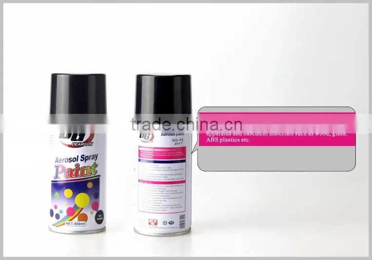 450ml car acrylic aerosol spray paint