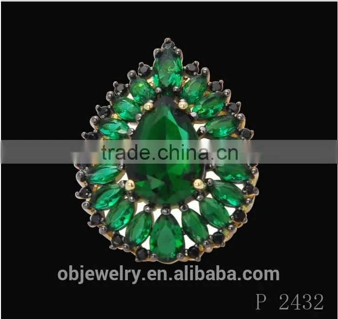 Trendy Heart Pendant Necklace/Gemstone Zircon Jewelry Wholesale /Charm Pendant