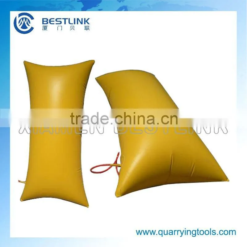 HOT!! Polymer air pushing bag for quarry marble