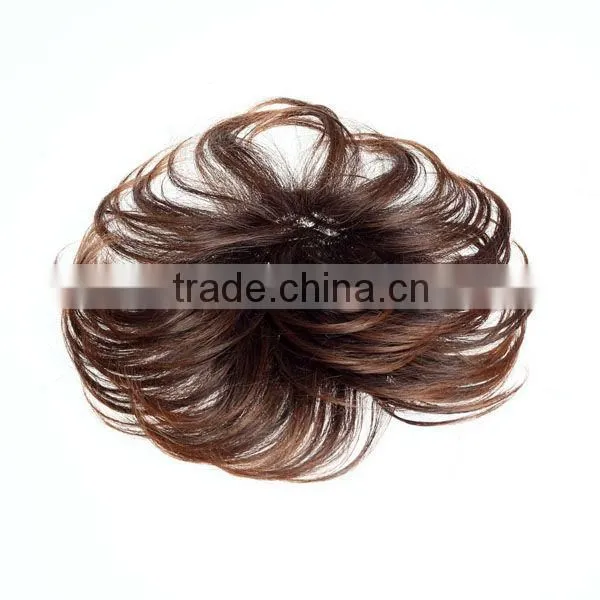 Machine made Women hair toupee