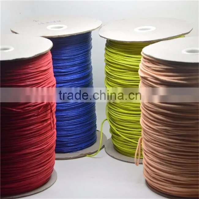 High Quality Multi-Color Waxed Cotton String,Waxed Cotton Cord For Hangtag