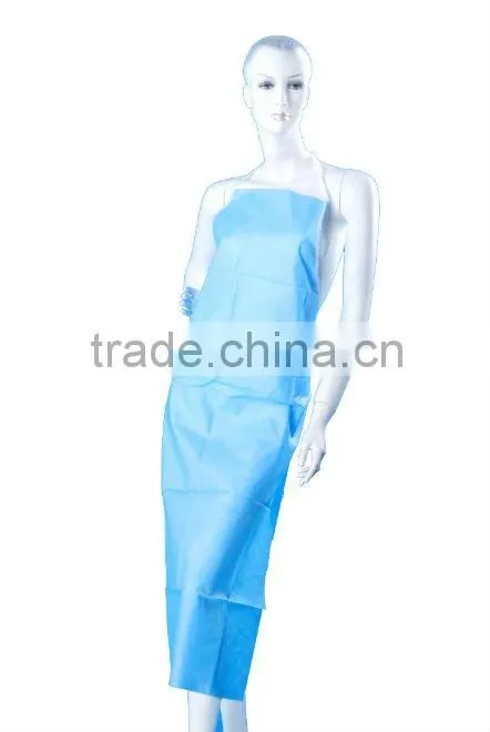 Disposable hospital LDPE apron