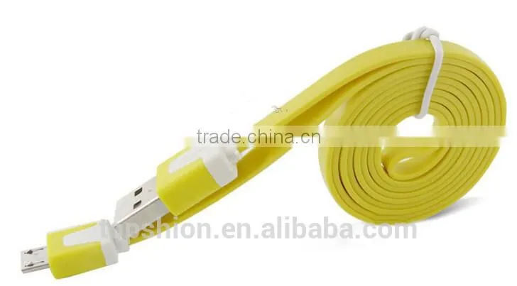 Alibaba express hot selling colorful for samsung micro usb charger cable, China Supplier