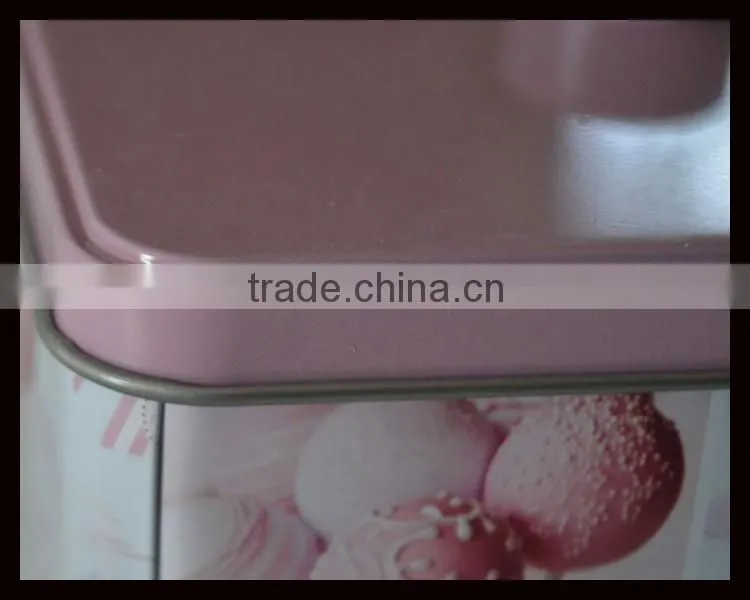 Colorful Elegant And Small Cookie Tin Box Storage Box For Food