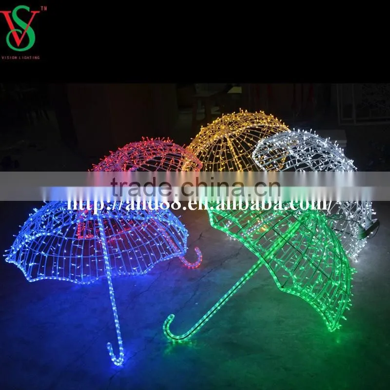 Christmas 3D LED Light Umbrella