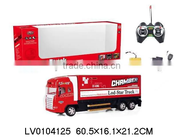 4CH radio control tractor trailer trucks with light