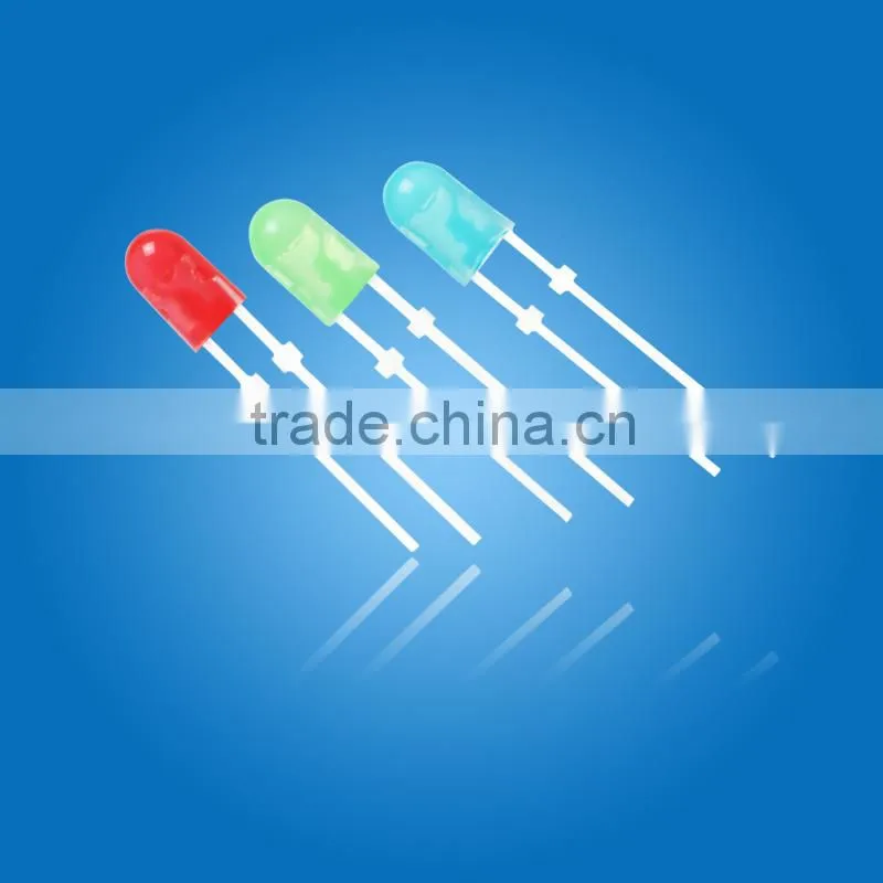 waterproof led strip 5mm green Led Light-emitting Diode lamp table