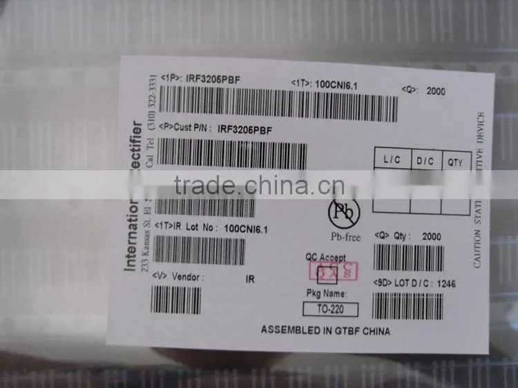 IRF3205PBF irf3205 laptop mosfet ic