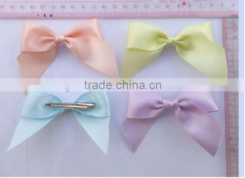 beautiful kid's ribbon bow hair clips