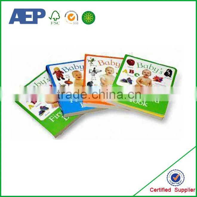 Top quality Costom Coated paper Children Cardboard Book Printing