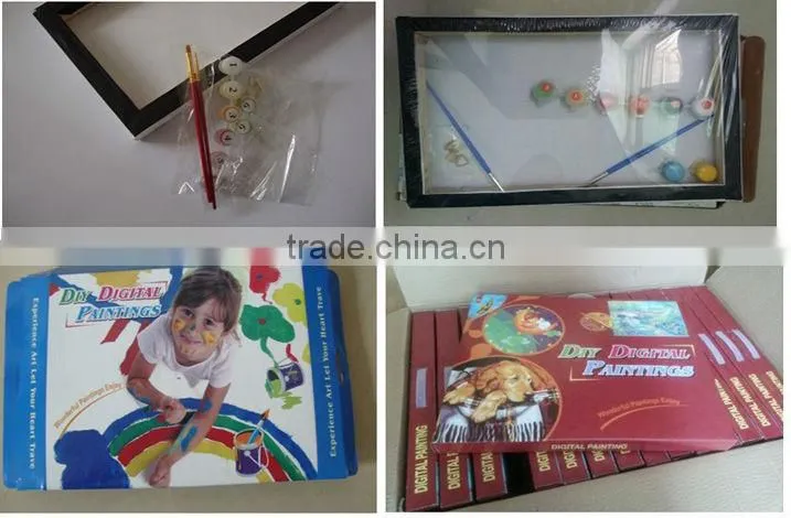 Home decorative diy oil painting by numbers