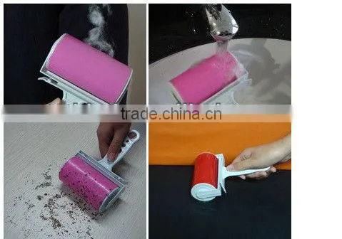 Small folding washable remover sticky lint roller