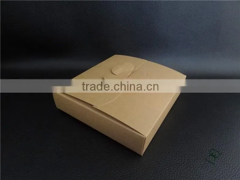 Simple design small empty kraft gift box