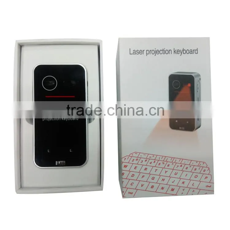 2015 hot sell projection virtual wireless mouse and keyboard bluetooth laser keyboard for iphone and android phone