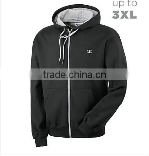 Mens Hoodie Full Zipper Cotton Blend Fleece Hoodies New With Tags