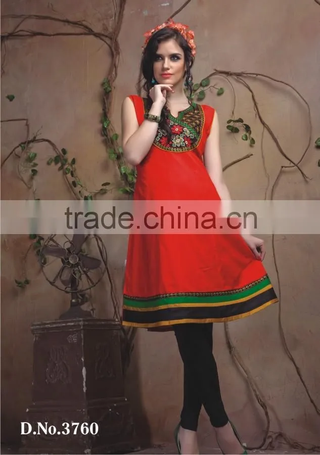 Pure Cotton Lahariya Style Printed Kurti