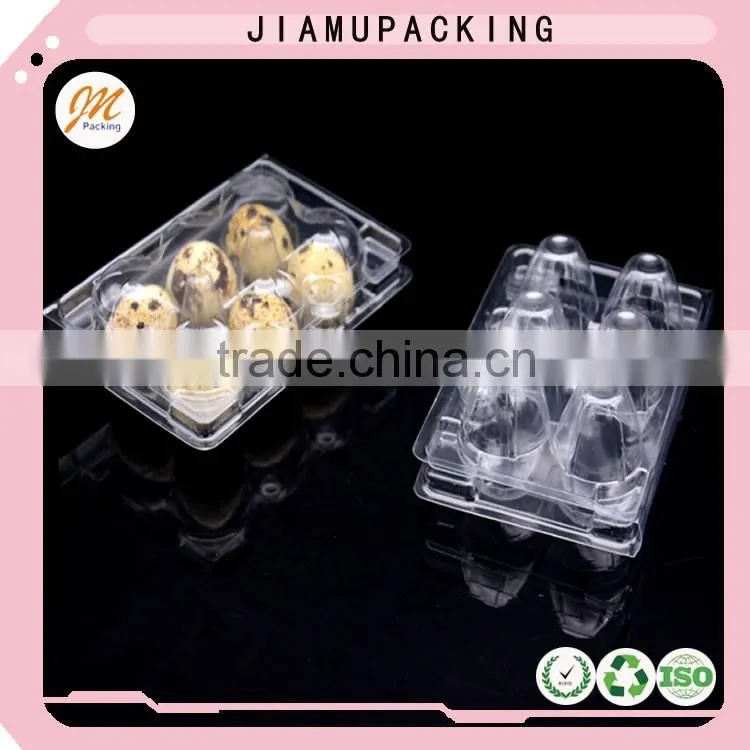 Cheap disposable clear plastic quail egg tray