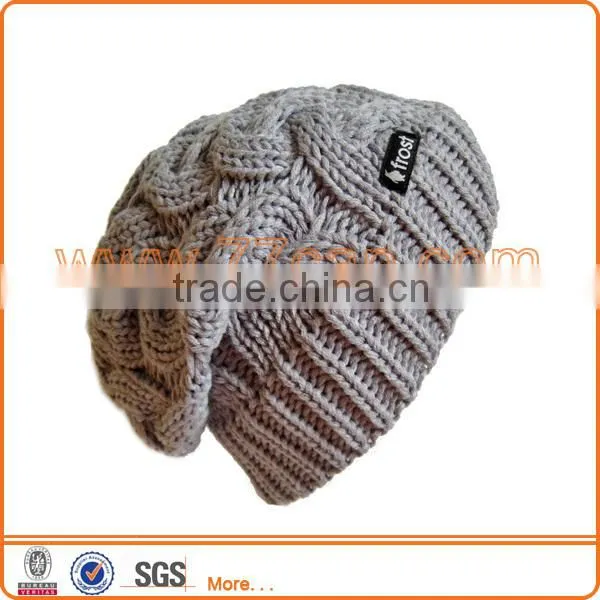 Custom design logo embroidered man winter hat fashion