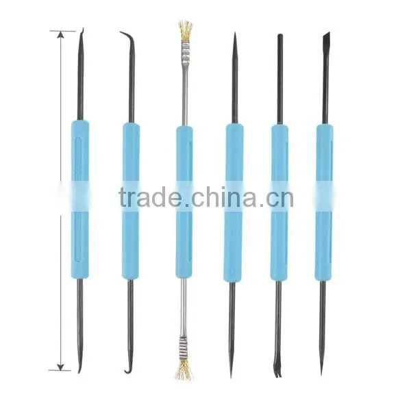 6 pcs Double-sided Blue Pack of Soldering Aid Tool
