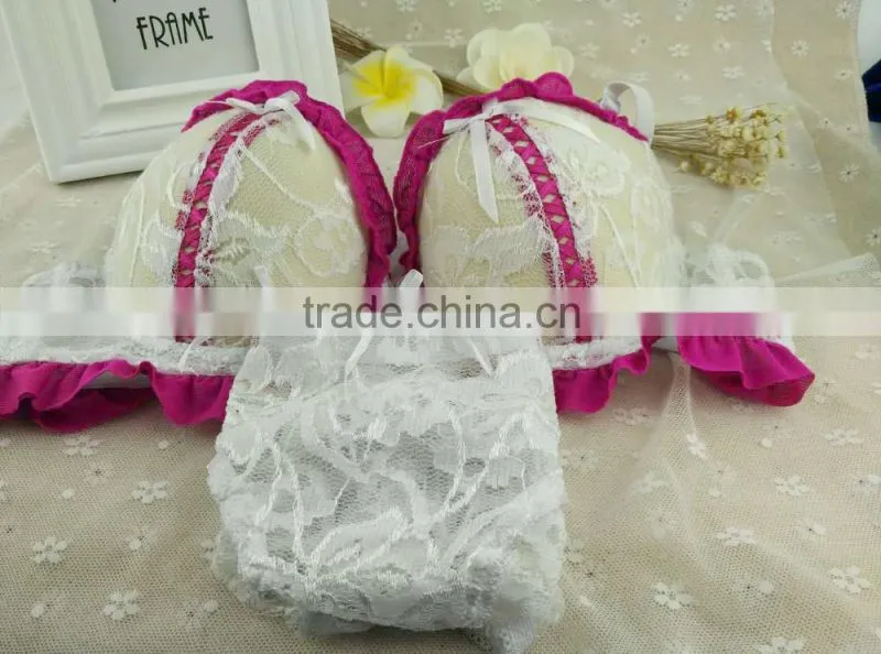 New Design wholesale Women Sexy Lace Underwears Bra Sets