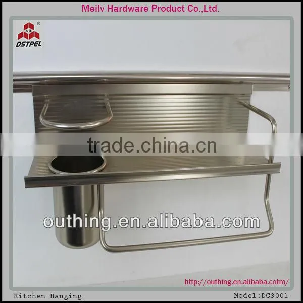 MODERN AlUMINUM ALLOY CHAMPAGNE KITCHEN CABINETS SPICE RACKS / KITCHEN HANGING RACK DC3001