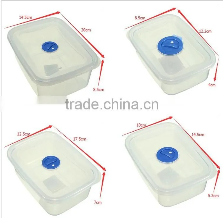 custom waterproof storage clear plastic box for sale