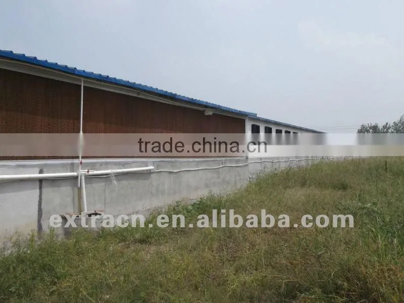Poultry farm evaporative cooling system