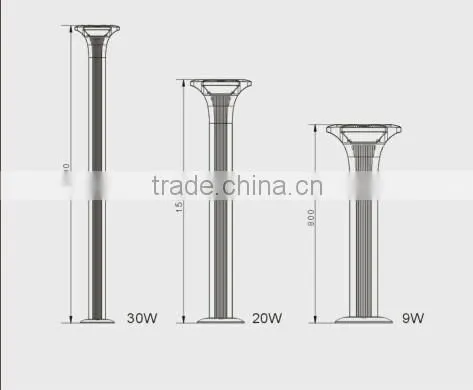 9 led lawn lamp, lawn garden lighting series