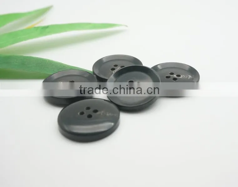 Classic Horn Buttons 4 Holes Round Men's Suit Buttons
