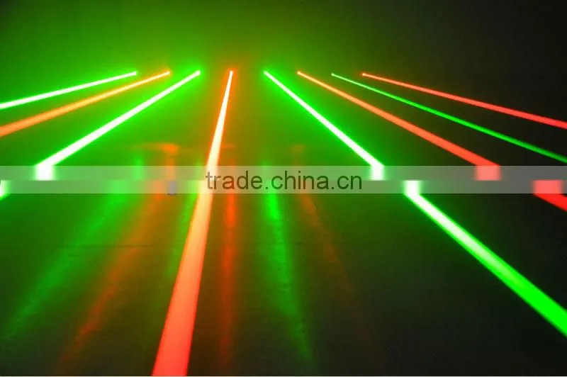 Professional laser curtain 8-head mobile DJ lighting show system projector equipment