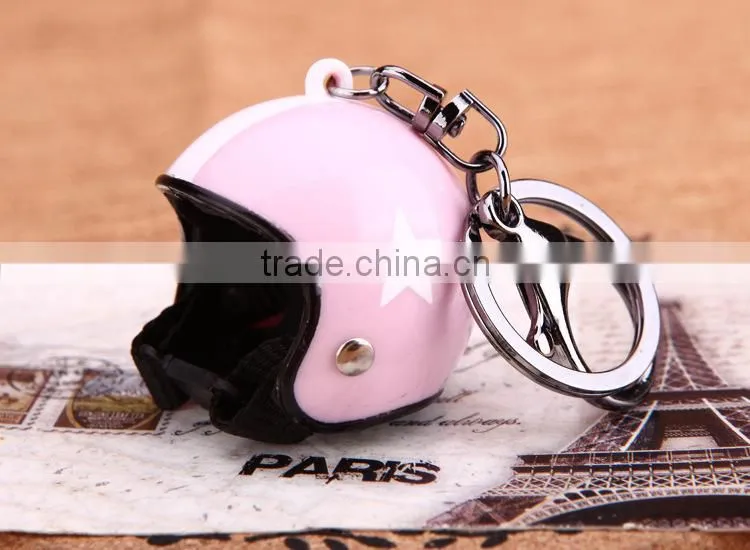 New motorcycle helmet custom keychain horseman keychain helmet keychain