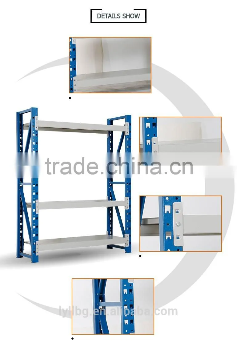 Powder Coated Steel Storage Rack/Warehouse Selective Shelving Rack